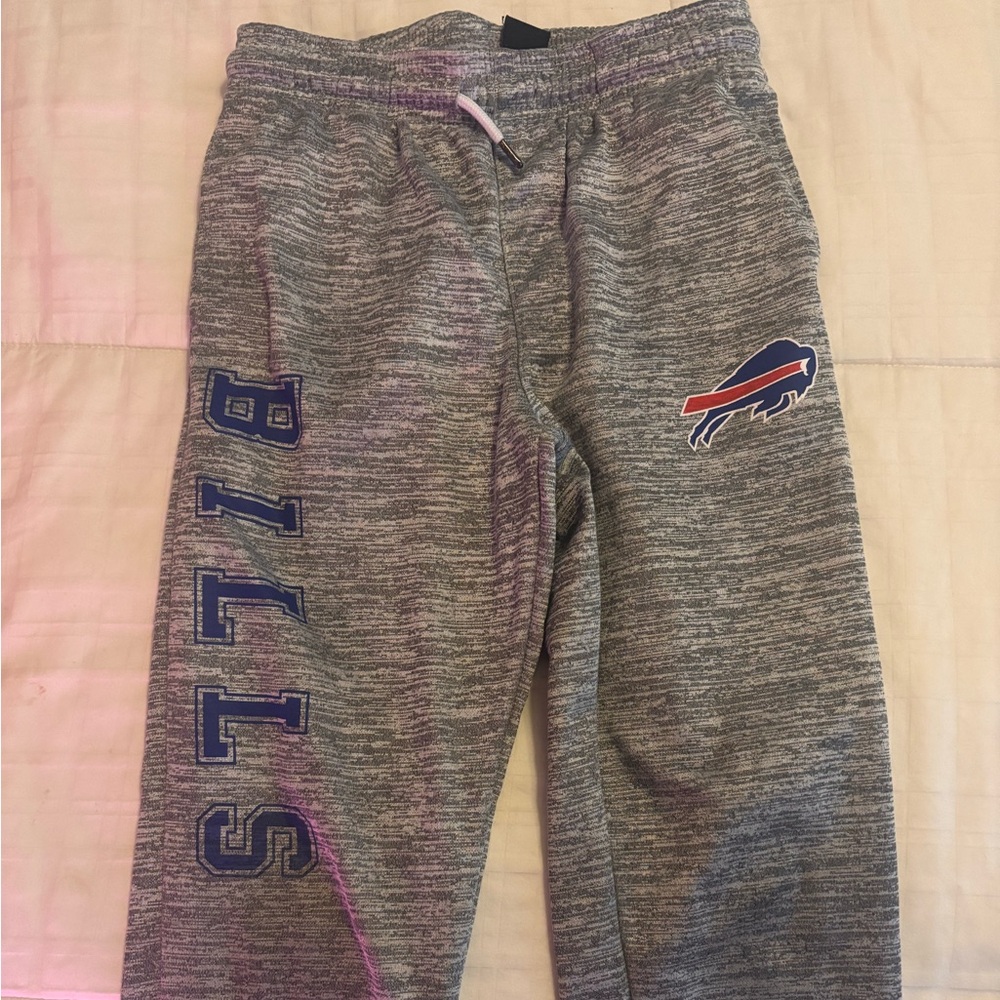 Buffalo David Bitton Kids Gray Joggers with Blue Accents